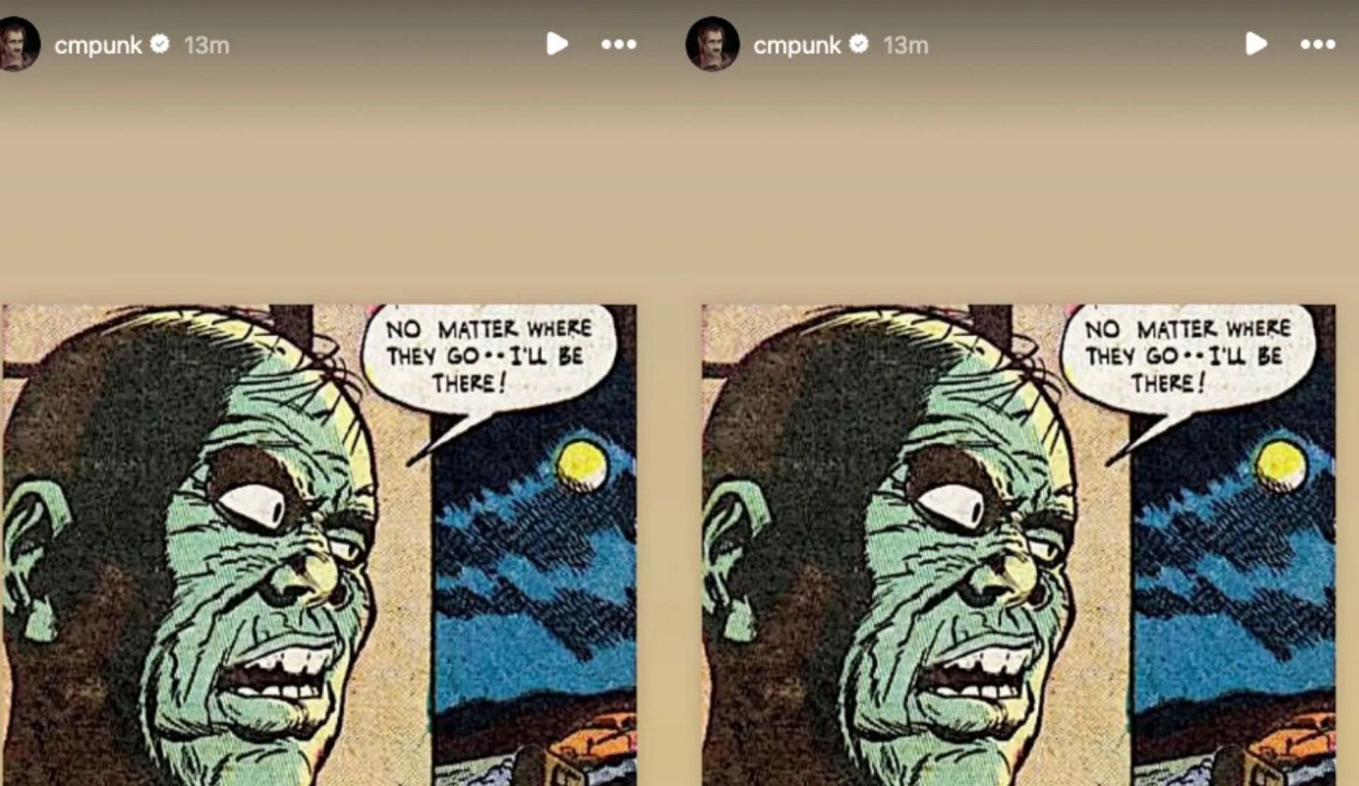 पंक की धमकी (Photo: CM Punk Instagram story)